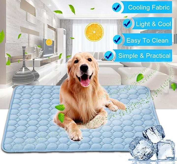 Pet Dog Cat Ice Silk Cold Nest Pad For Cooling In Summer - Complete Home USA