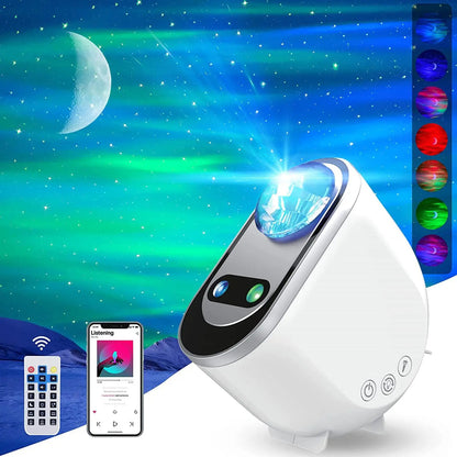 Aurora Borealis Starlight Projectors LED Galaxy Star Atmosphere Galaxy Night Light Home Bedroom Sky Moon Lamp Room Decor Gift - Complete Home USA