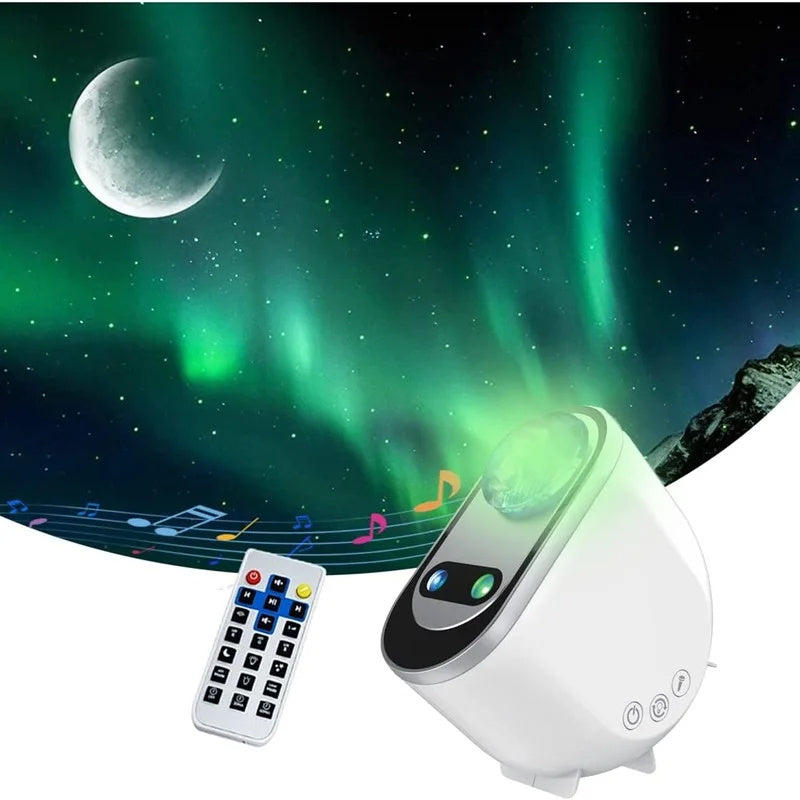 Aurora Borealis Starlight Projectors LED Galaxy Star Atmosphere Galaxy Night Light Home Bedroom Sky Moon Lamp Room Decor Gift - Complete Home USA