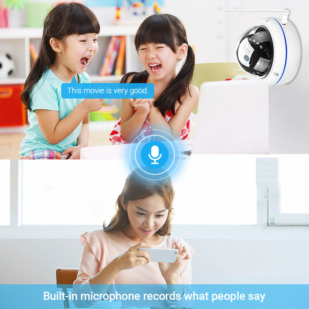 Network Card Wireless Wifi Monitoring 5Mp Home Wireless Ap Hotspot Mobile Phone Monitoring Dome Camera - Complete Home USA