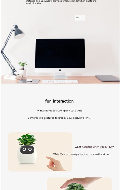 Smart Planter With Expressions, Smart Sensors, And AI