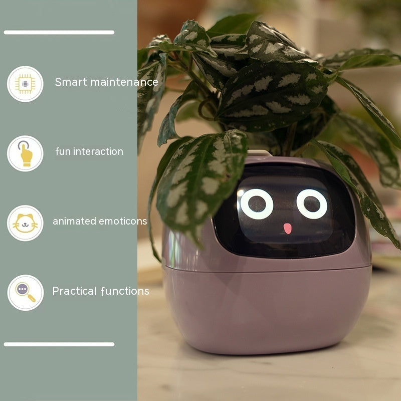 Smart Planter With Expressions, Smart Sensors, And AI