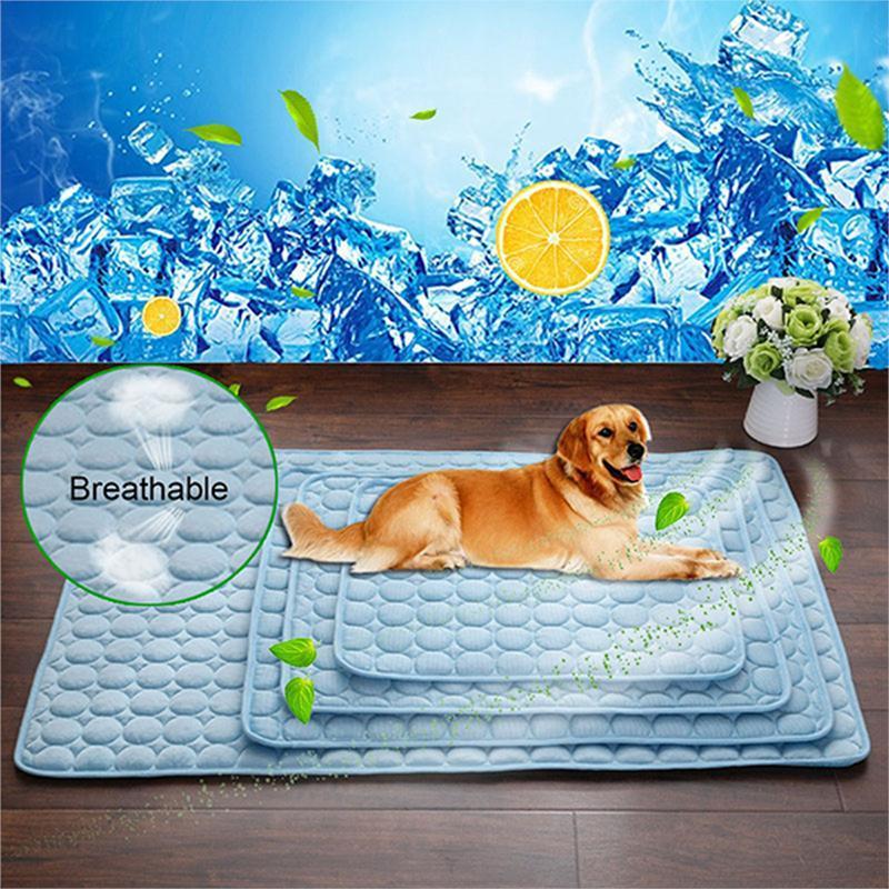 Pet Dog Cat Ice Silk Cold Nest Pad For Cooling In Summer - Complete Home USA