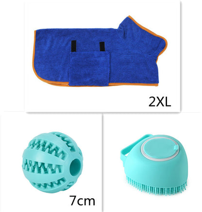 Silicone Dog Bath Massage Gloves Brush Pet Cat Bathroom Cleaning Tool Comb Brush For Dog Can Pour Shampoo Dog Grooming Supplies - Complete Home USA