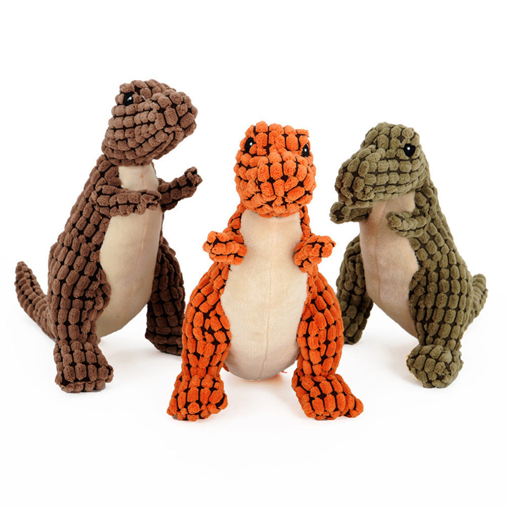 Dinosaur Pet Toys Giant Dogs Pets Interactive Dog Toys For Large Dogs Chew Toys Chihuahua Plush Stuffing Squeakers - Complete Home USA