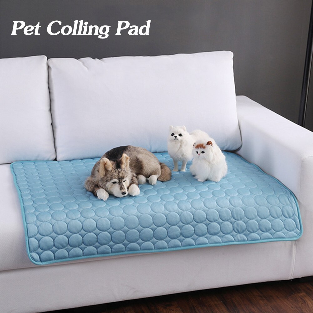 Pet Dog Cat Ice Silk Cold Nest Pad For Cooling In Summer - Complete Home USA