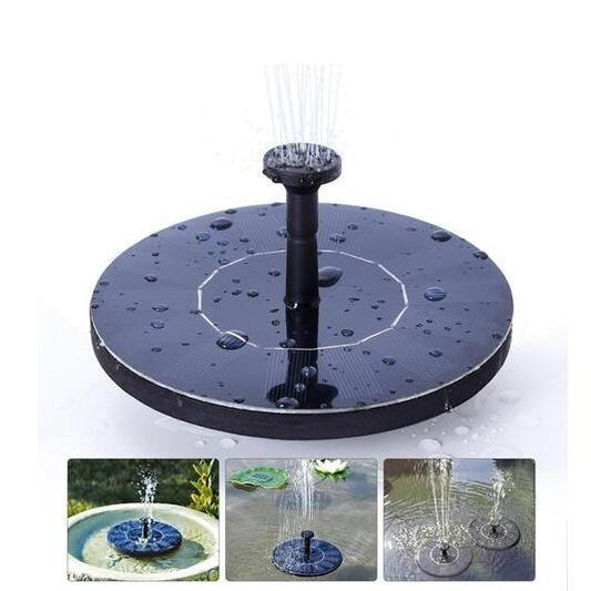 Solar Water Mercury Garden Miniature Floating Fountain - Complete Home USA