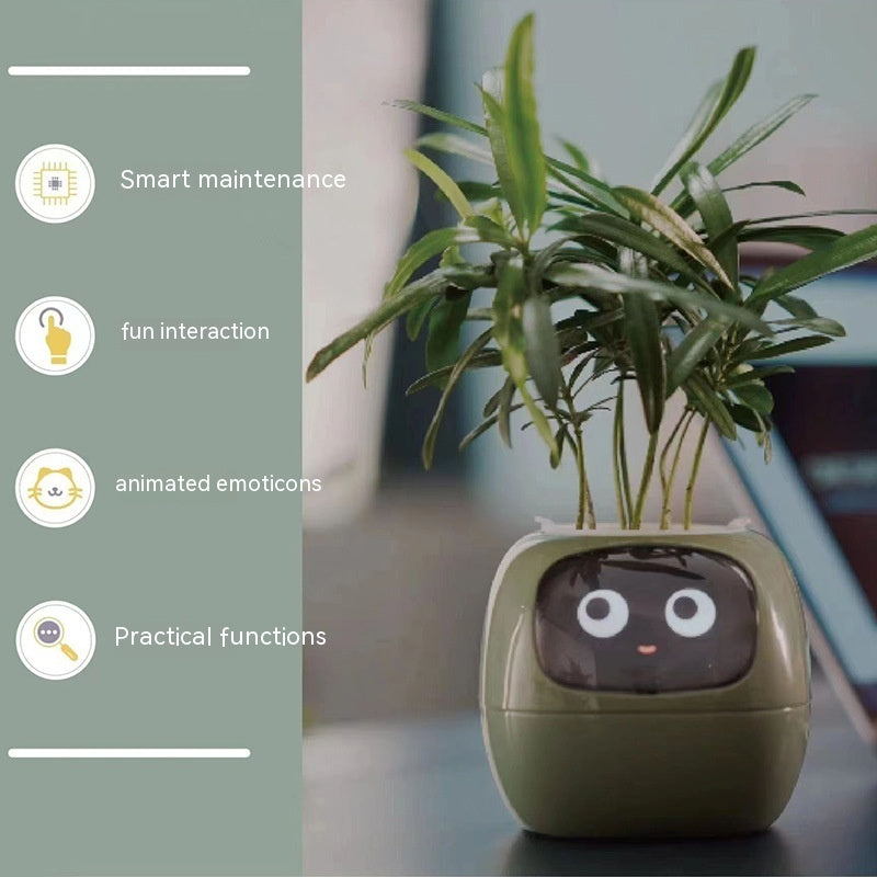 Smart Planter With Expressions, Smart Sensors, And AI