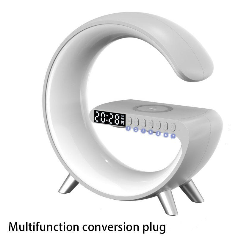 LED Lamp with Bluetooth Speaker and Wireless Charging