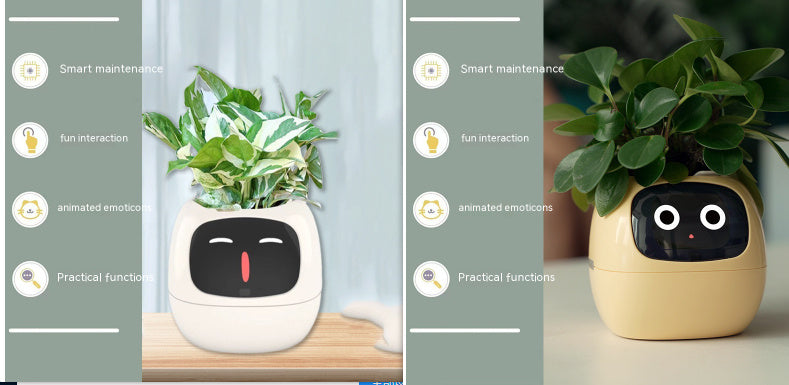 Smart Planter With Expressions, Smart Sensors, And AI