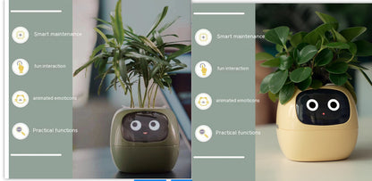 Smart Planter With Expressions, Smart Sensors, And AI