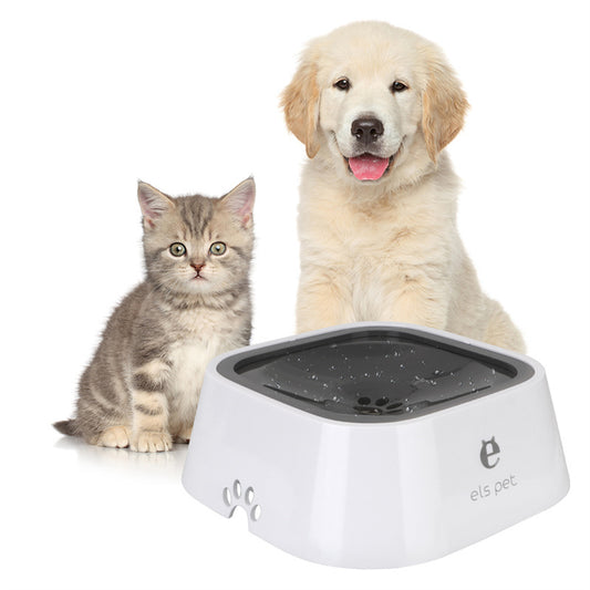 1.5L Cat Dog Water Bowl Carried Floating Bowl Anti-Overflow Slow Water Feeder Dispenser Pet Fountain ABS&PP Dog Supplies - Complete Home USA