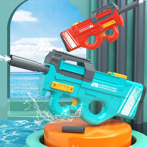 P90 Electric Water Gun – High-Tech Gel Blasting Toy with Large Capacity for Kids and Adults, Perfect for Summer Beach and Pool Fun