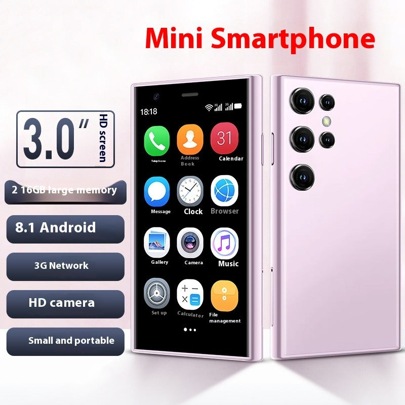 S23PRO & XS15 Mini Smart Small Mobile Phone 30 Screen 2G 16G Android 3G Network WIFI - Complete Home USA