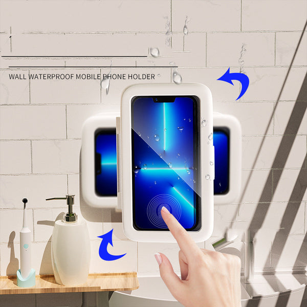 Waterproof Shower Phone Holder – Sealed Protection with Touch Screen Access for Hands-Free Use in the Bathroom or Kitchen