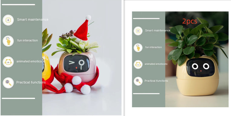 Smart Planter With Expressions, Smart Sensors, And AI