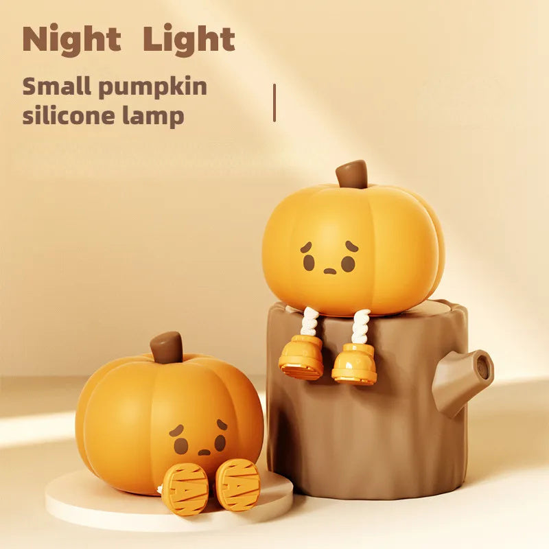 Home Decor Halloween Pumpkin Night Light Cute Soft Silicone Lamp Touch  Dimmable Rechargeable Bedside Decor Light Kids Gifts Halloween Decorations - Complete Home USA