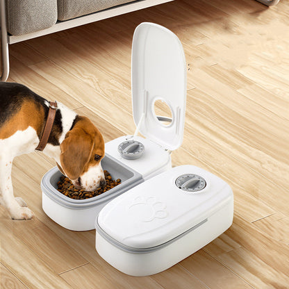 Automatic Pet Feeder Smart Food Dispenser For Cats Dogs Timer Stainless Steel Bowl Auto Dog Cat Pet Feeding Pets Supplies - Complete Home USA